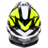 Шлем мото кроссовый HIZER 915 (S) neon/yellow/white (17742)