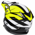 Шлем мото кроссовый HIZER 915 (S) neon/yellow/white (17742)