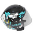Шлем мото открытый HIZER J511 #2 blue/black (М) детский 22871