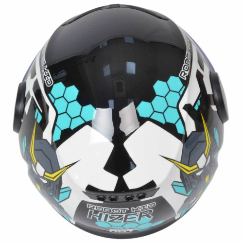 Шлем мото открытый HIZER J511 #2 blue/black (М) детский 22871