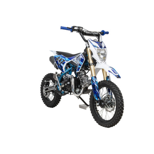 Питбайк Motoland TCX 125Е 14"/12" + фара, синий
