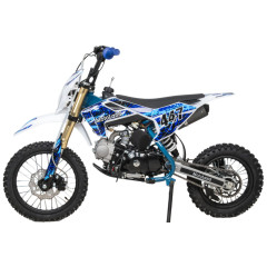 Питбайк Motoland TCX 125Е 14"/12" + фара, синий