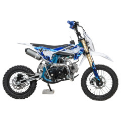 Питбайк Motoland TCX 125Е 14"/12" + фара, синий