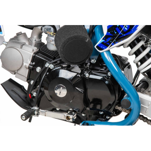 Питбайк Motoland TCX 125Е 14"/12" + фара, синий