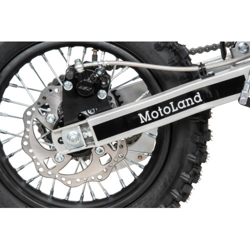 Питбайк Motoland TCX 125Е 14"/12" + фара, синий
