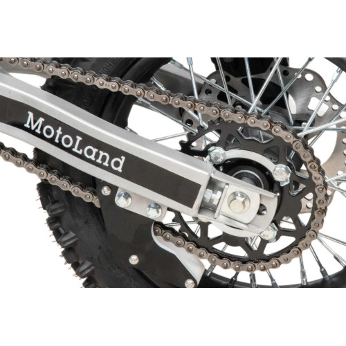 Питбайк Motoland TCX 125Е 14"/12" + фара, синий