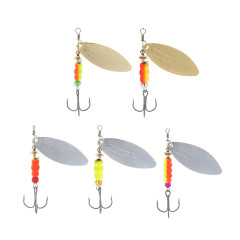 Блесна вращающаяся AZOR FISHING Ивовый лист №2,3,4 5 видов (145-156)