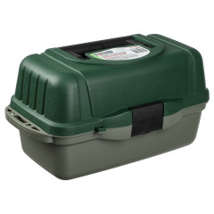 Ящик рыболова AZOR FISHING двухполочный 40х19,5х21см MB-PL-07_1 зеленый (147-028)