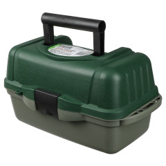 Ящик рыболова AZOR FISHING двухполочный 40х19,5х21см MB-PL-07_1 зеленый (147-028)