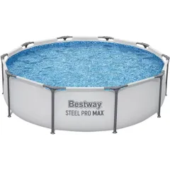 Бассейн каркасный BESTWAY STEEL PRO MAX 305*76см фильтр-насос (56408)