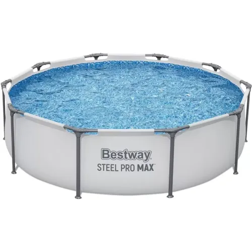 Бассейн каркасный BESTWAY STEEL PRO MAX 305*76см фильтр-насос (56408)