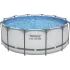 Бассейн каркасный BESTWAY STEEL PRO MAX 366*100см фильтр-насос, лестница 9150л 56418BW (351113) 