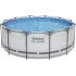 Бассейн каркасный BESTWAY STEEL PRO MAX 366*122см фильтр-насос, лестница, тент 10250л, ремкомплект 5