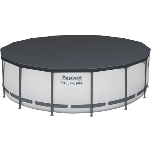 Бассейн каркасный Bestway Steel Pro Max 457х122см, 16015л, фил.-насос, лестница, тент 56438 (359928)