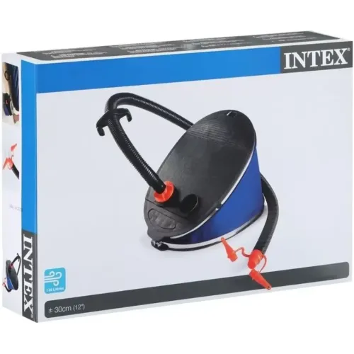 Насос INTEX ножной 30см, 5л с 3-мя насадками (68610)