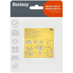 Ремкомплект Bestway для бассейнов 6,5х6,5см 10 самоклеящихся заплат 62068BW (247788)