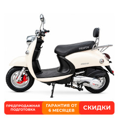 Скутер VENTO RETRO  белый (теплый) (в компл. сигнализация)