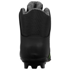 Ботинки лыжные NNN WINTER STAR CLASSIC иск. кожа, цв. чёрный/лайм-неон, лого белый, р.44