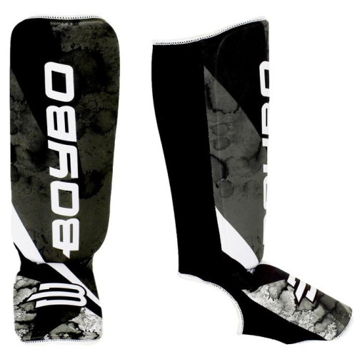 Защита голени и стопы BoyBo Black Flame, нейлон, р. S