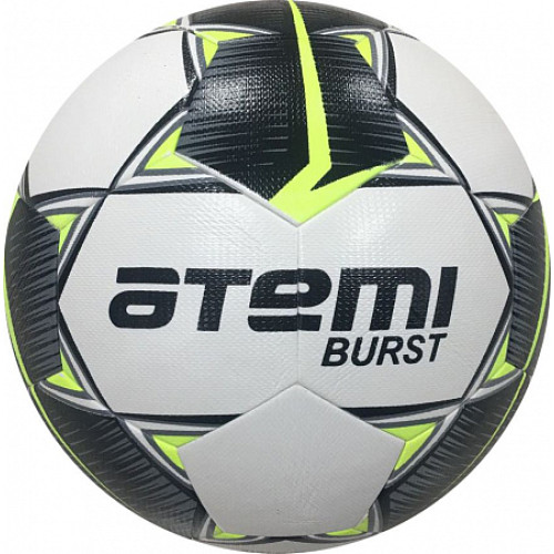 Мяч ф/б ATEMI BURST PU белый/черн/желтый р.5