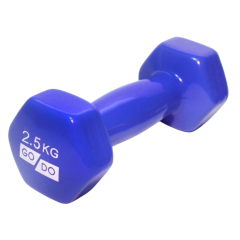 Гантель для фитнеса SPRINTER GO DO винил 2,5кг синий
