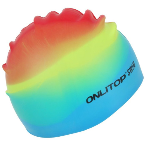Шапочка для плавания ONLYTOP SWIM силикон (737233)