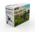 Игрушка КВАДРОКОПТЕР Hiper HQC-0003 Falcon X FPV 0.3Mpix VGA WiFi ПДУ черный/фиолетовый