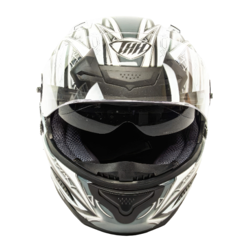 Шлем мото интеграл THH TS-44#3 WHT/SIL (L)