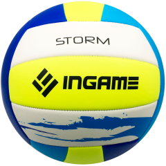 Мяч в/б INGAME STORM белый/желтый/синий