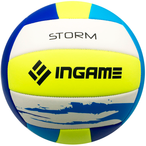 Мяч в/б INGAME STORM белый/желтый/синий