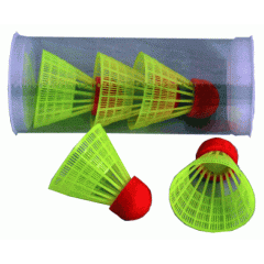 Воланы пластиковые SPRINTER Small-12, цветные (в тубе, 5шт) (01073)