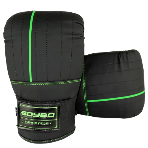 Перчатки снарядные BOYBO B-Series, черный/зеленый, р-р, XS