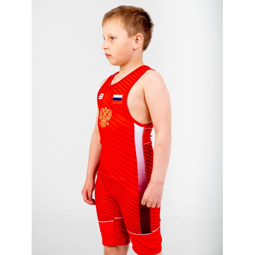 Трико борцовское BOYBO PROFI BT45 красный, р. S