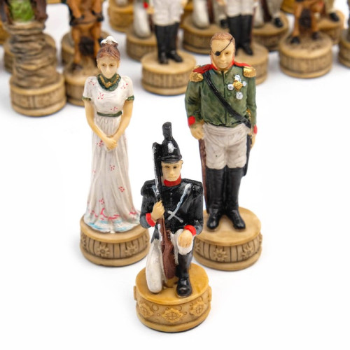 Игра настольная 3 в 1 БОРОДИНО 50х50см (шахматы деревянные, шахматы формовые, шашки, нарды)