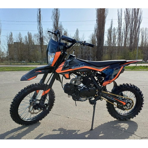 Питбайк  Motoland GF125 E оранжевый/чёрный *4