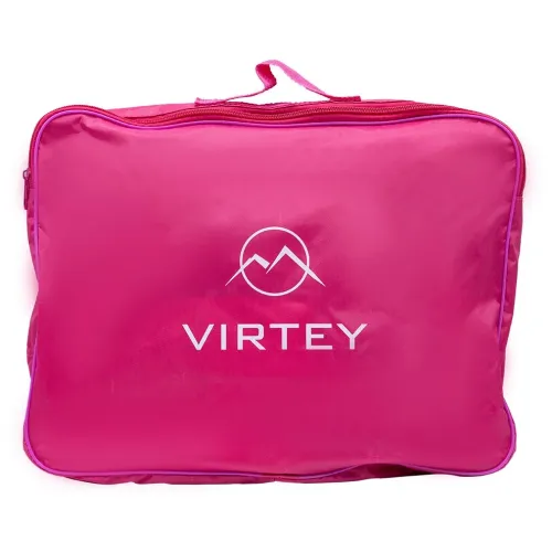 Коньки раздвижные VIRTEY JOY р. 39-42. Цвет: розовый