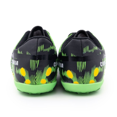 Бутсы ф/б VIRTEY TURF 23876, иск.кожа, цв. зеленый/черный, р.42