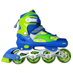 Коньки роликовые COSMORIDE SUNSHINE 39-42 синий/зеленый