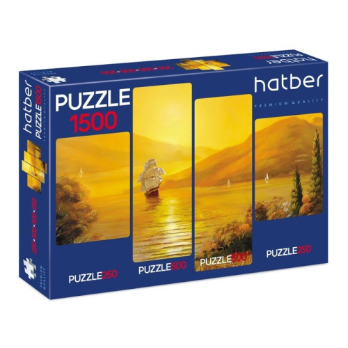 Игра ПАЗЛЫ МОРСКАЯ СИМФОНИЯ 4 в 1, 250х2шт, 500х2 элементов (4679931)