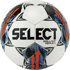 Мяч ф/б SELECT BRILLANT Replica V22, 812622-001 белый/синий/оранжевый, размер 5