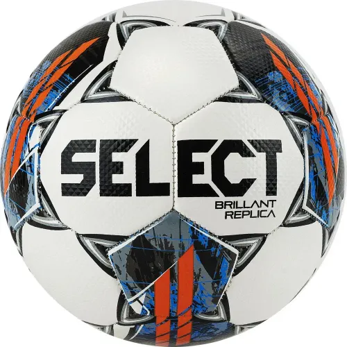 Мяч ф/б SELECT BRILLANT Replica V22, 812622-001 белый/синий/оранжевый, размер 5