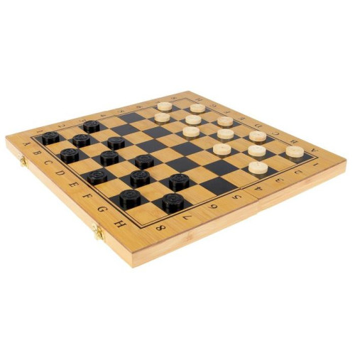 Игра настольная 3 в 1 КОРОЛЬ (нарды, шахматы, шашки, 39 х 39 см) ( 2566621)