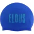 Шапочка для плавания ELOUSE BIG Stamp EL0011, силиконовая, синий