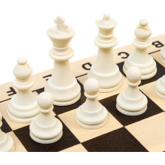 Игра настольная ШАХМАТЫ 29х29см (король h-6.5 см, пешка h-3.5 см) (2879453)