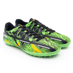 Бутсы ф/б VIRTEY TURF 23876, иск.кожа, цв. зеленый/черный, р.40