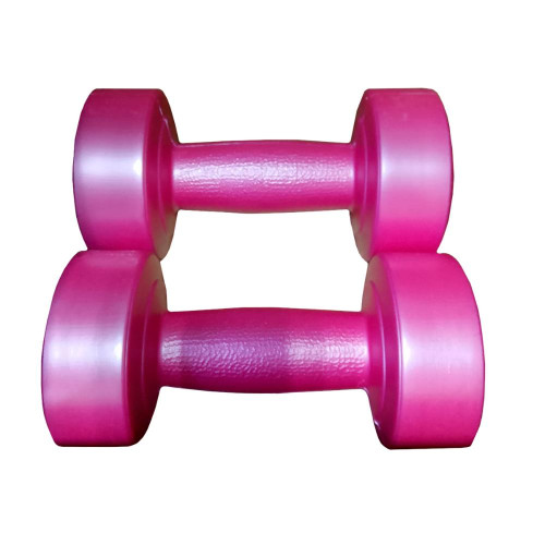 Гантели для фитнеса BODY SCULPTURE 1кг х 2шт виниловые