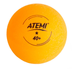 Мячи для н/т ATEMI ATB101 1* оранж 6 шт