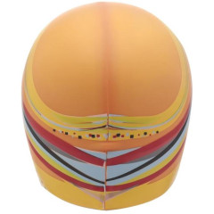 Шапочка для плавания ATEMI PSC303 силикон, оранжевая (графика)