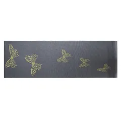 Коврик для йоги YL-Sports ВВ8305 (173х61х0,4) с принтом, серый