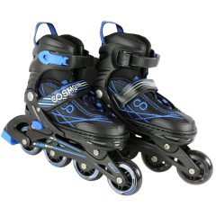 Коньки роликовые COSMORIDE FREERIDER 39-42 черный/синий
